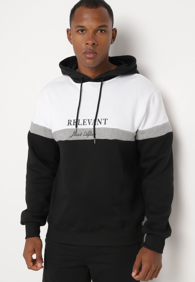 Hanorac Negru cu alb