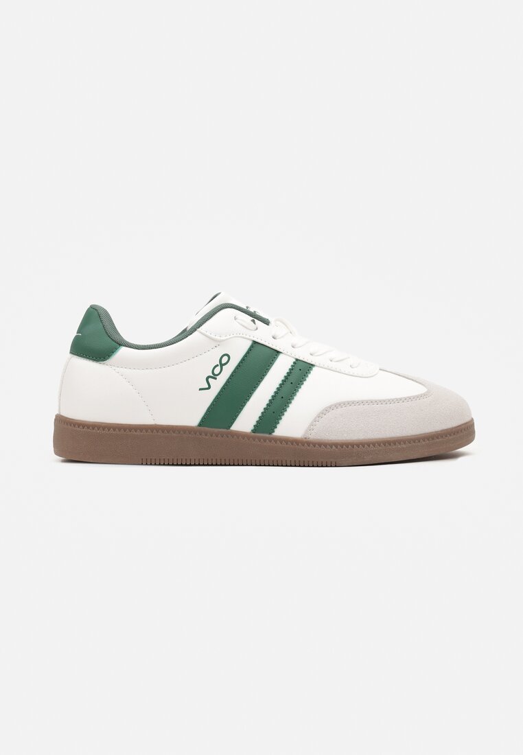 Pantofi sport Alb cu verde