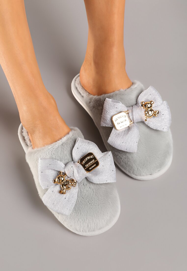 Papuci de casă Gri