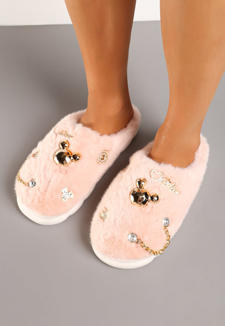 Papuci de casă Roz