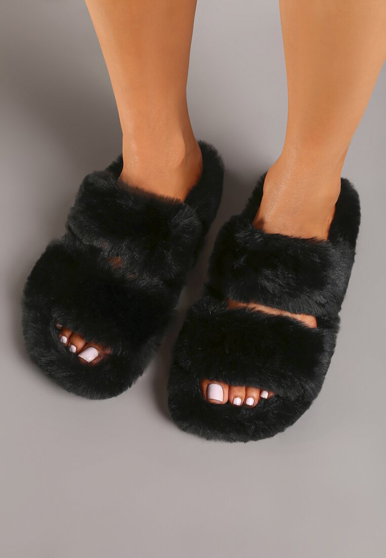 Papuci de casă Negri