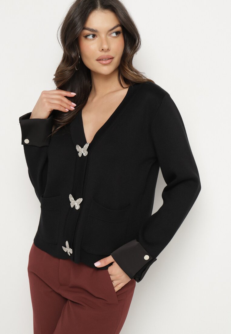 Cardigan Negru