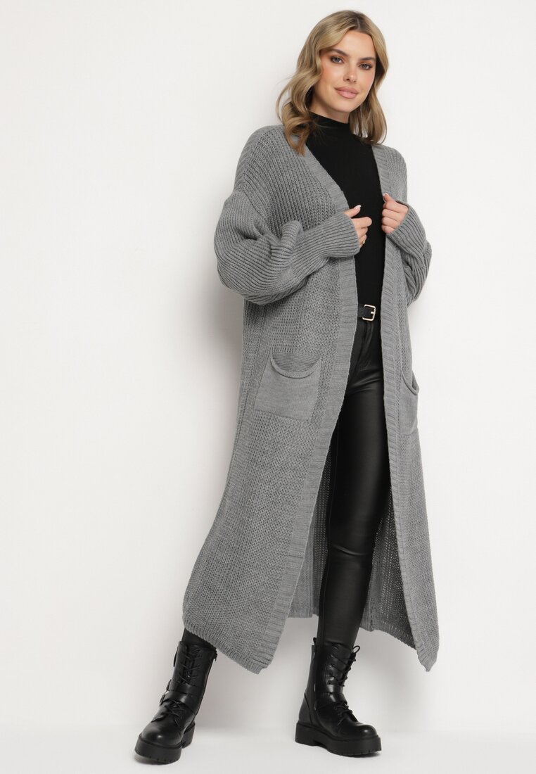 Cardigan Gri