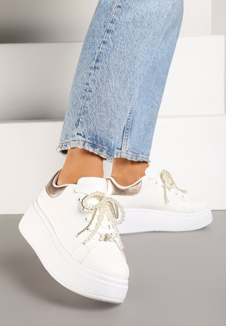 Sneakers Culoarea șampaniei