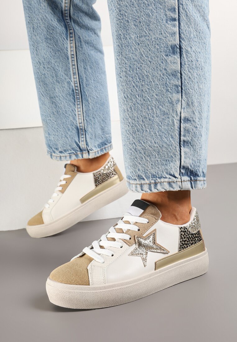 Sneakers Bej închis