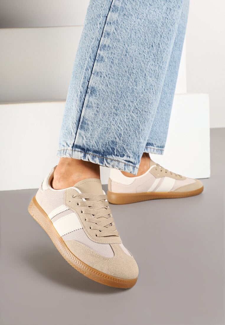 Sneakers Bej închis