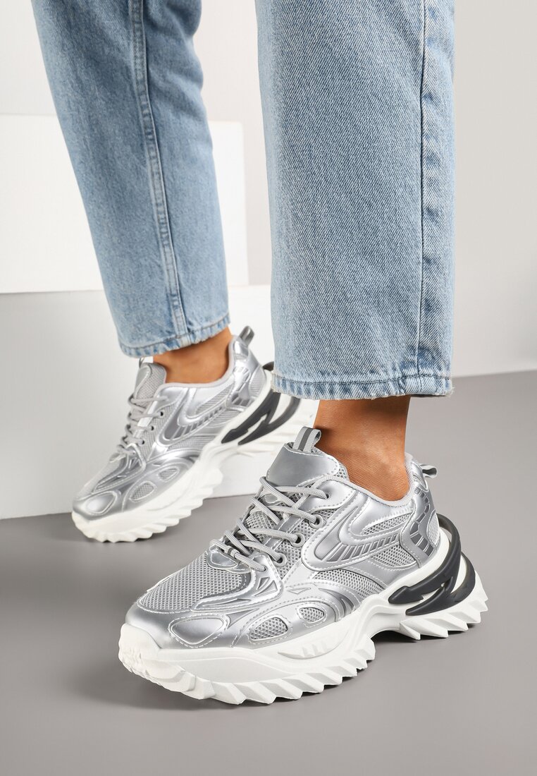 Sneakers Argintii