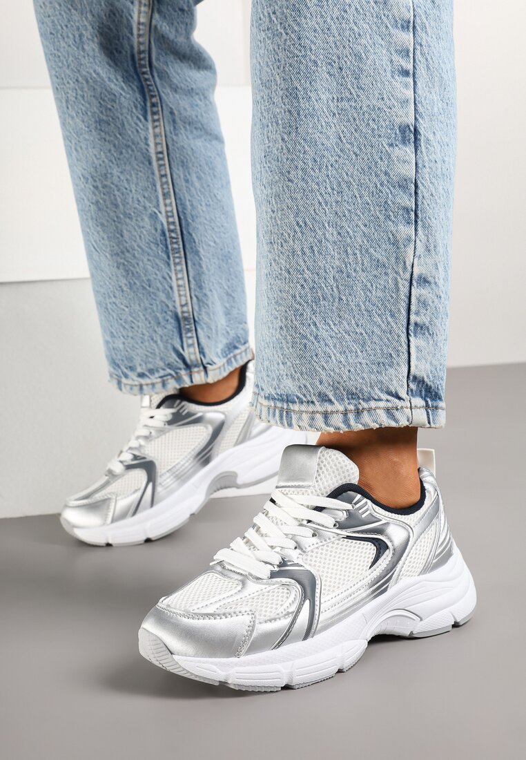 Sneakers Argintii