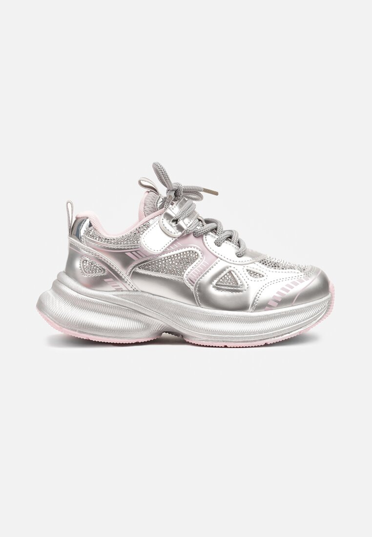 Pantofi sport Roz Cu Zirconii Nelvivi