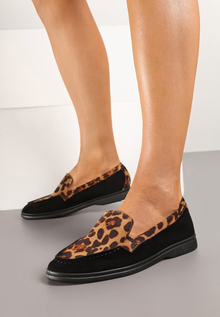 Mocasini Imprimeu leopard