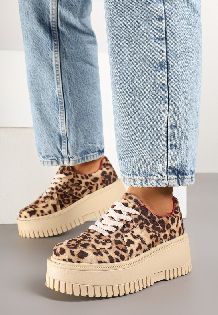 Sneakers Imprimeu leopard