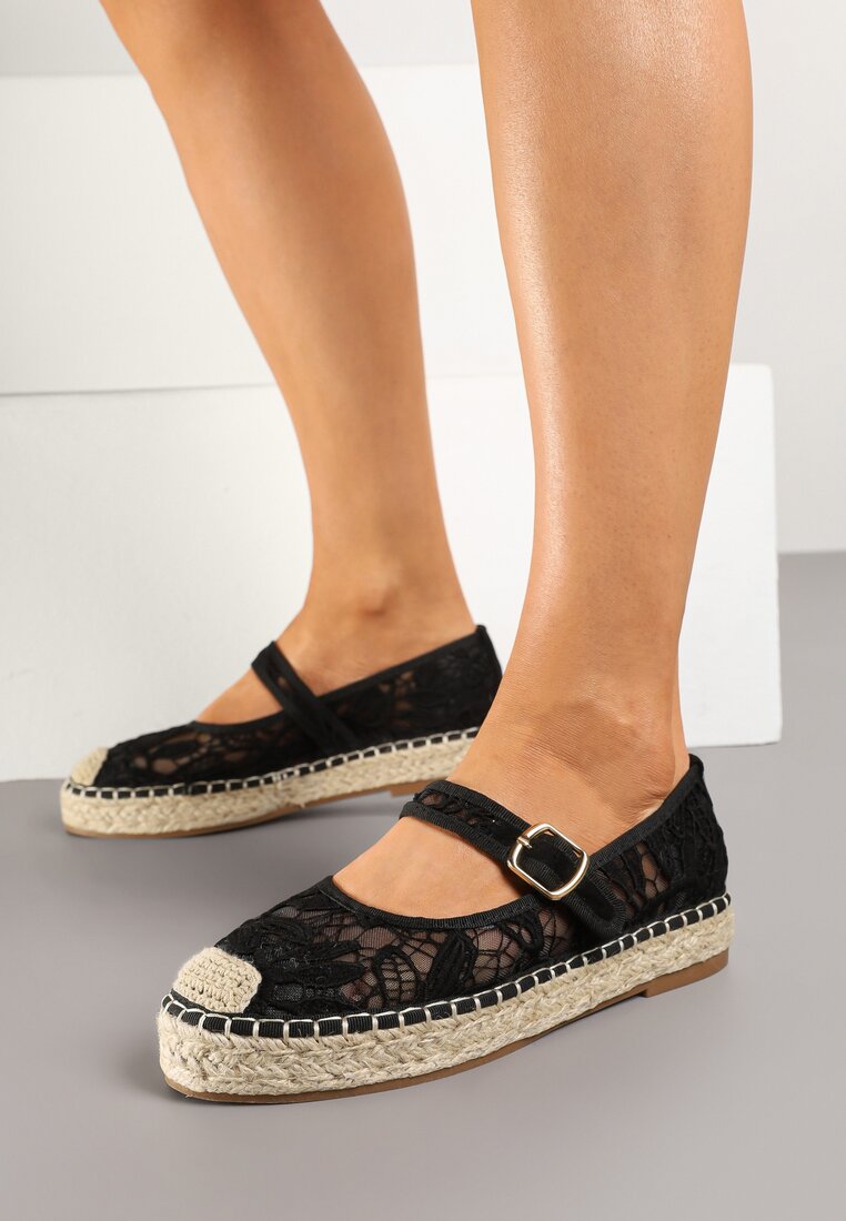 Espadrile Negre