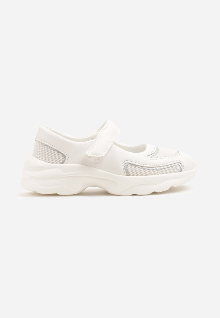 Pantofi sport Albi cu scai și inserție din plasă Alorina