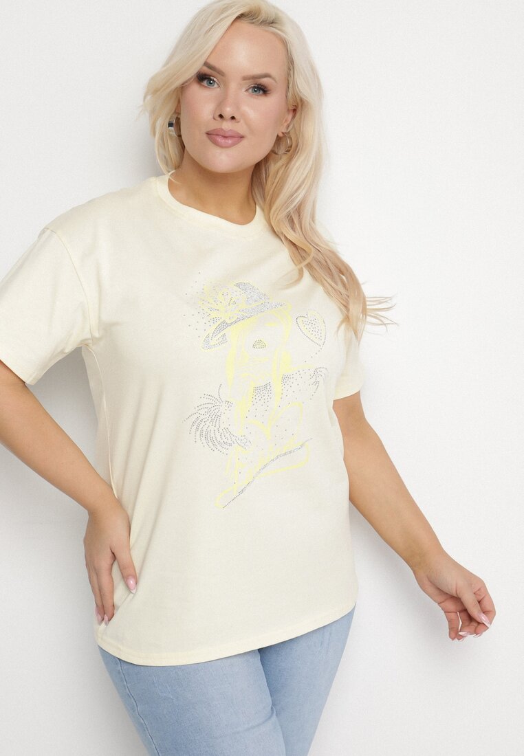 T-shirt Galben deschis