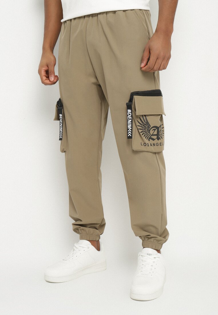 Pantaloni Bej închis