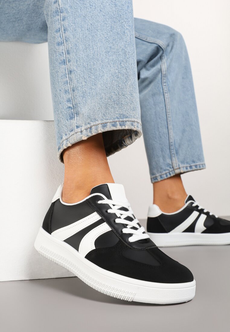 Adidași Negri în Stilul Tenișilor Cult Setionis