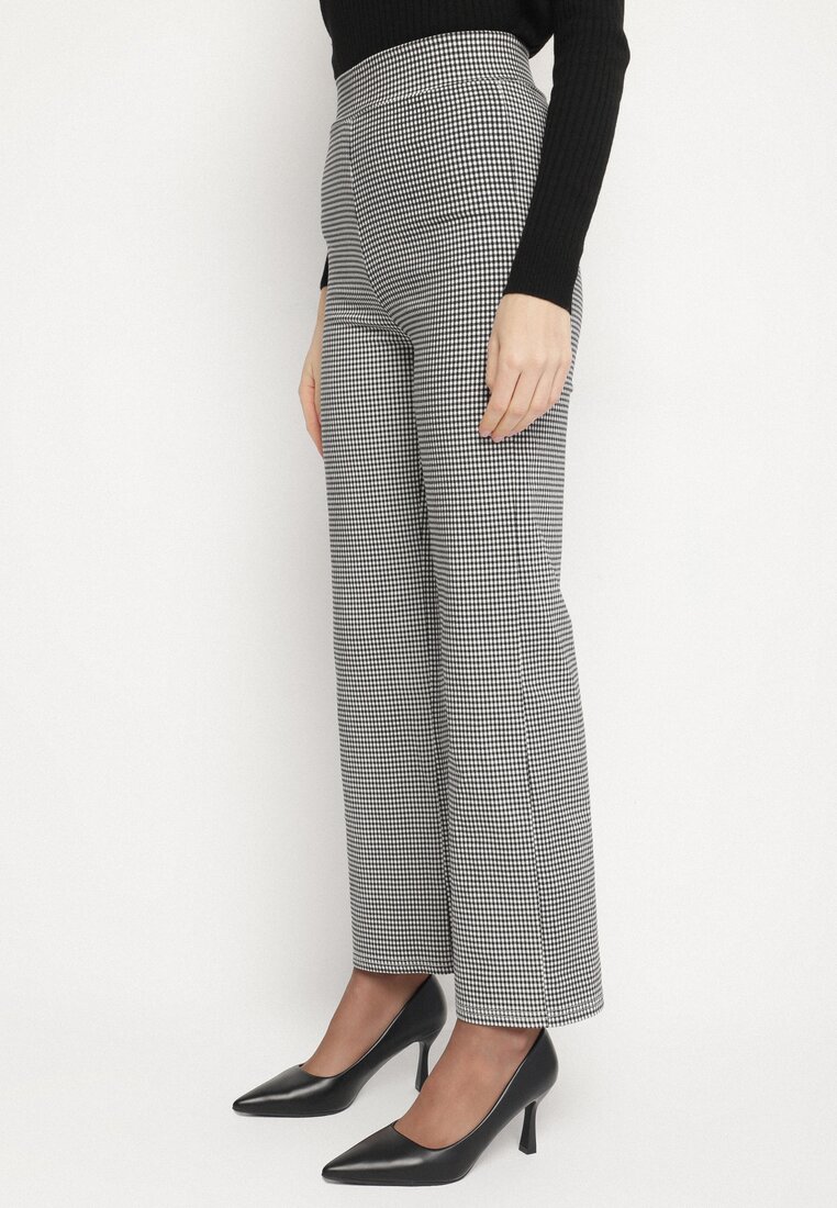 Pantaloni Negru cu alb