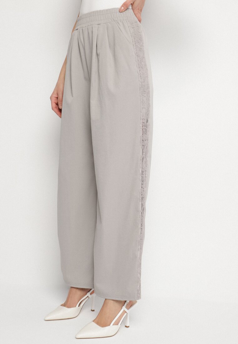 Pantaloni Gri deschis