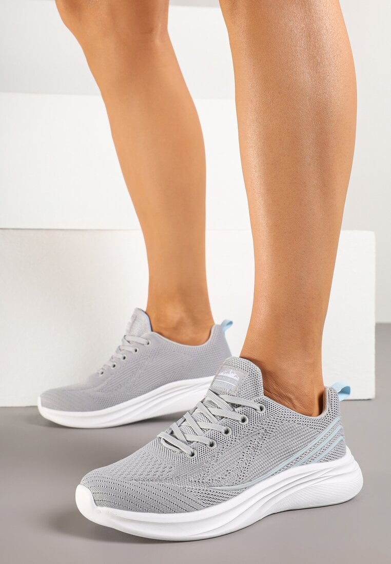 Pantofi sport Gri cu albastru