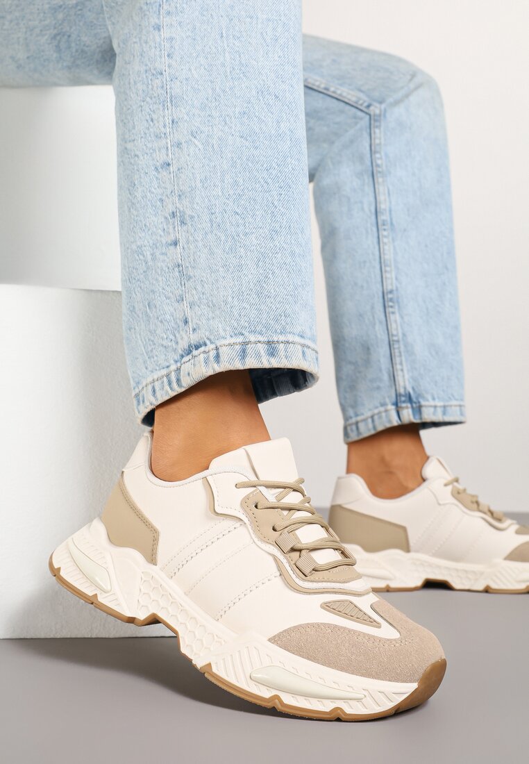 Sneakers Bej închis