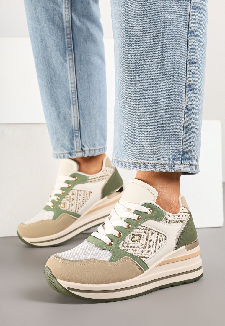 Sneakers Bej închis