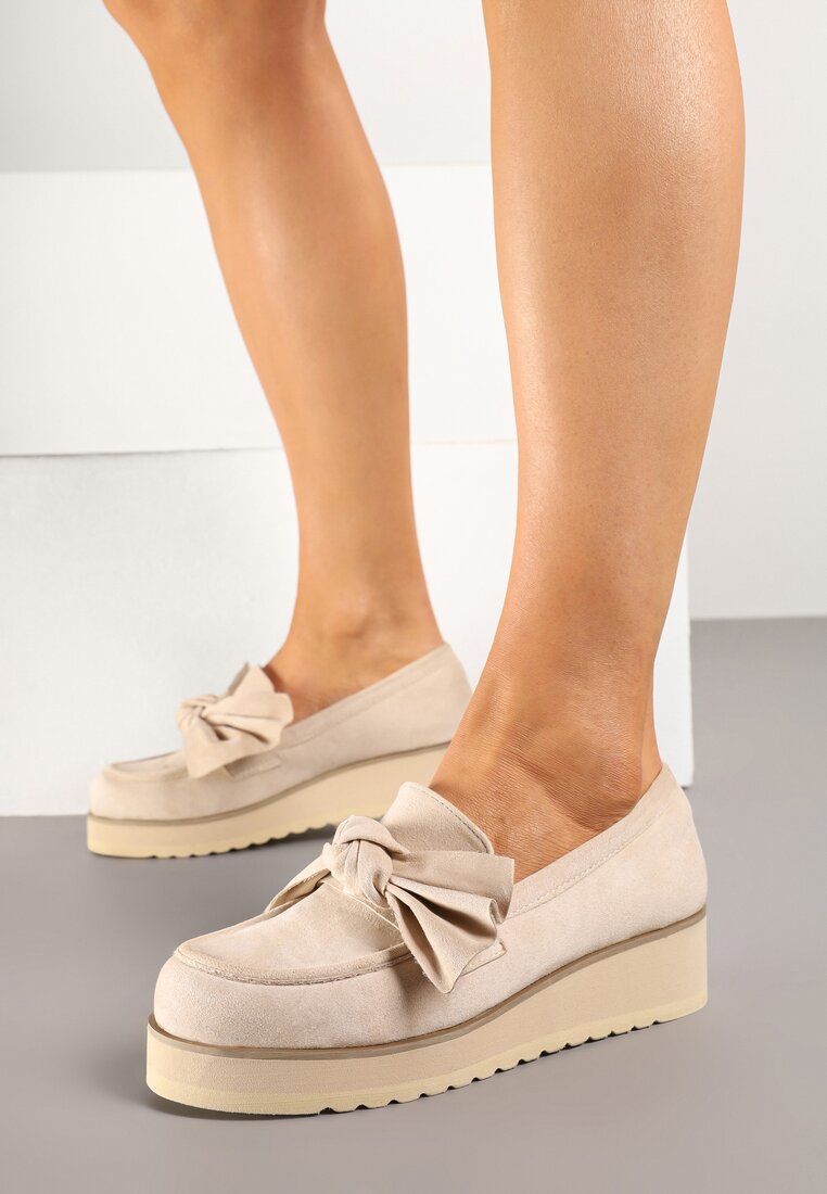 Mocasini Bej