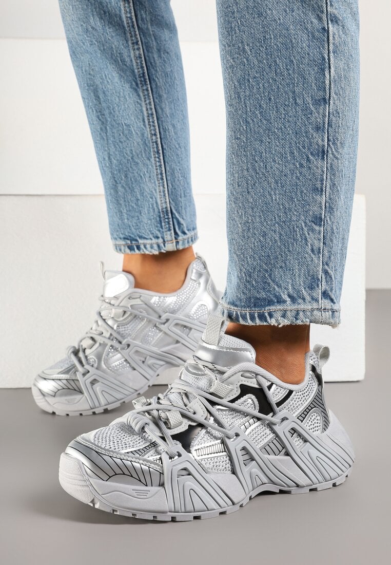 Sneakers Argintii