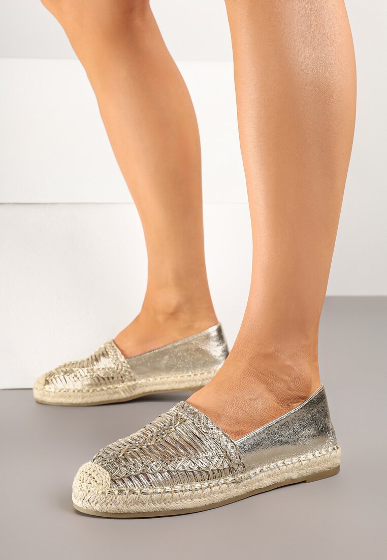 Espadrile Aurii