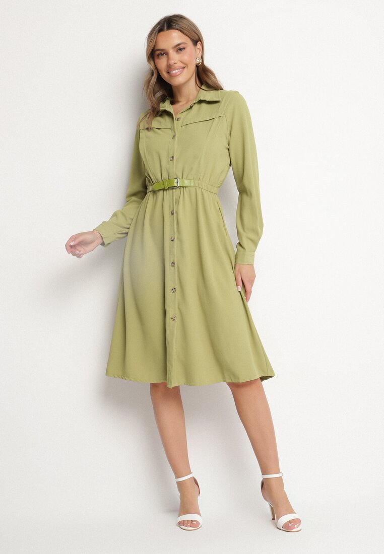 Rochie Verde închis