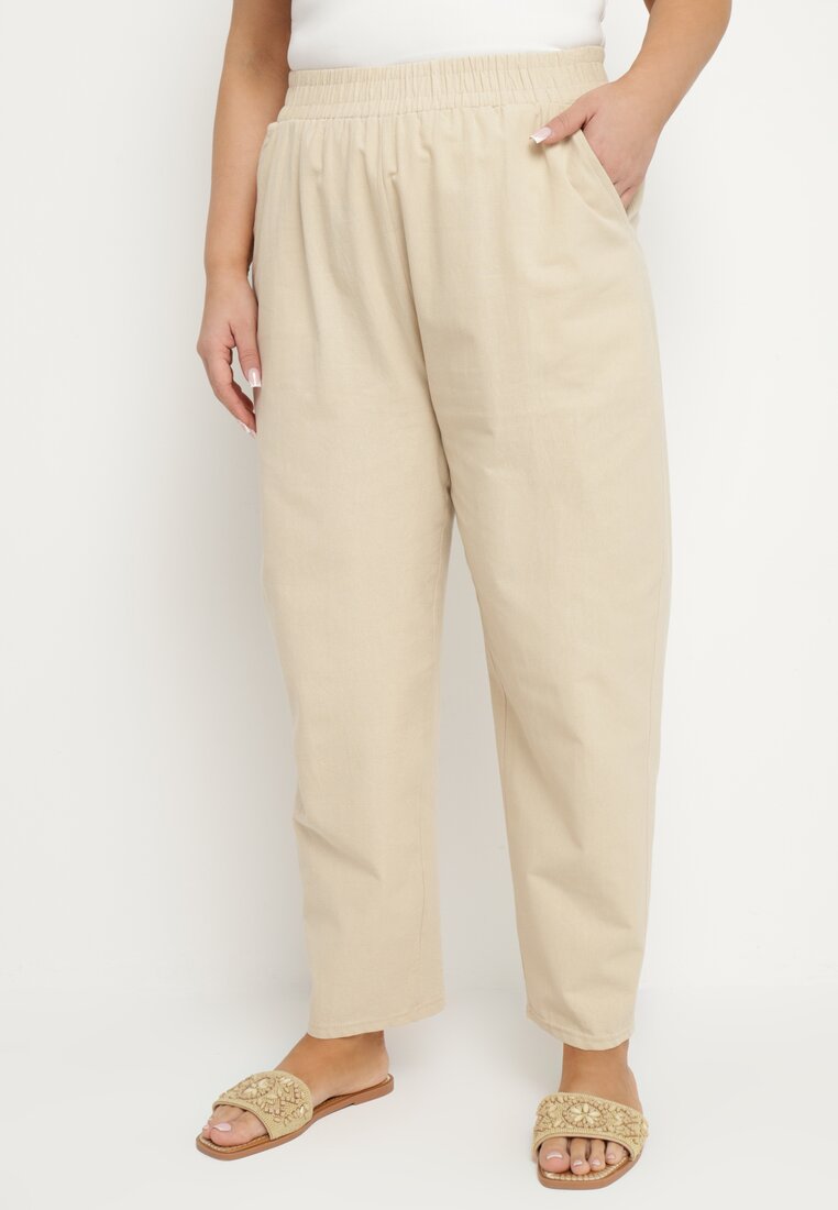 Pantaloni Bej deschis