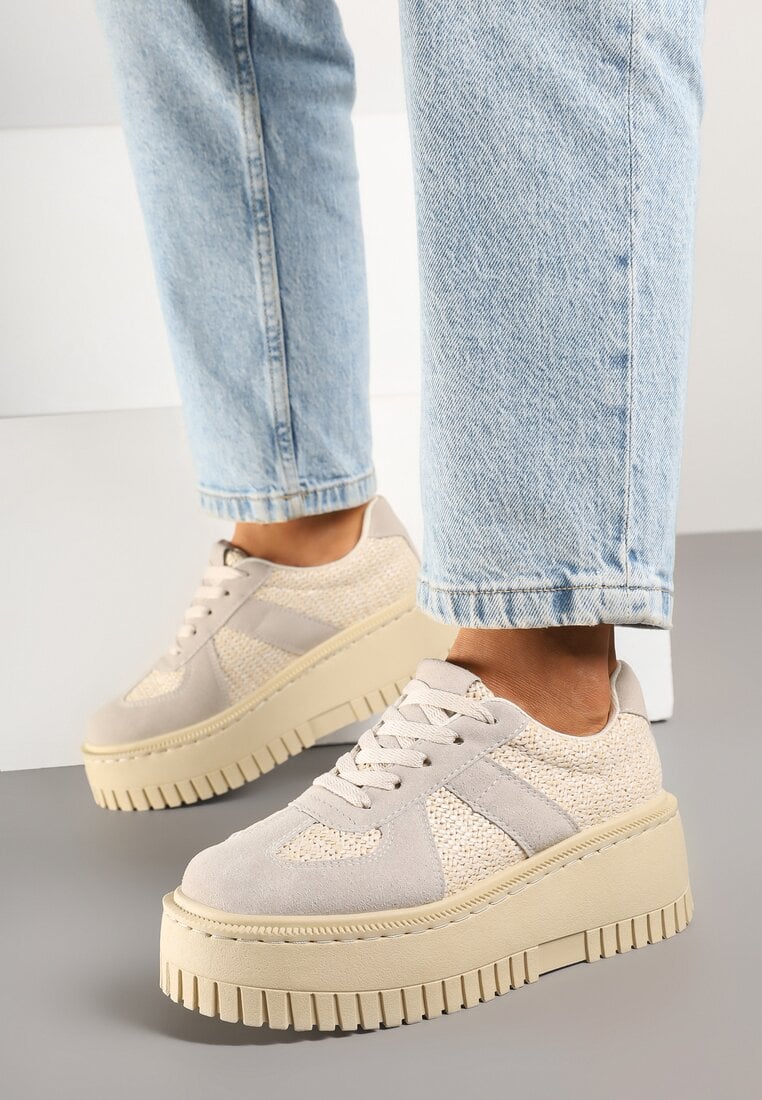 Sneakers Bej deschis