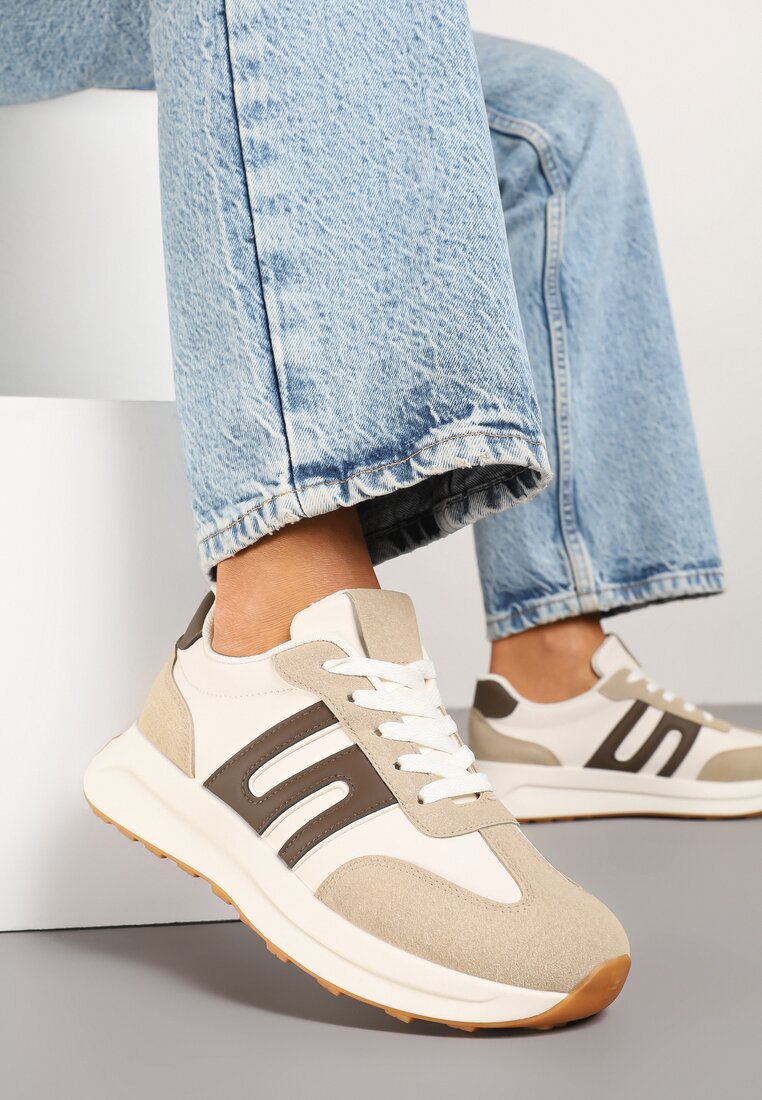 Sneakers Bej închis