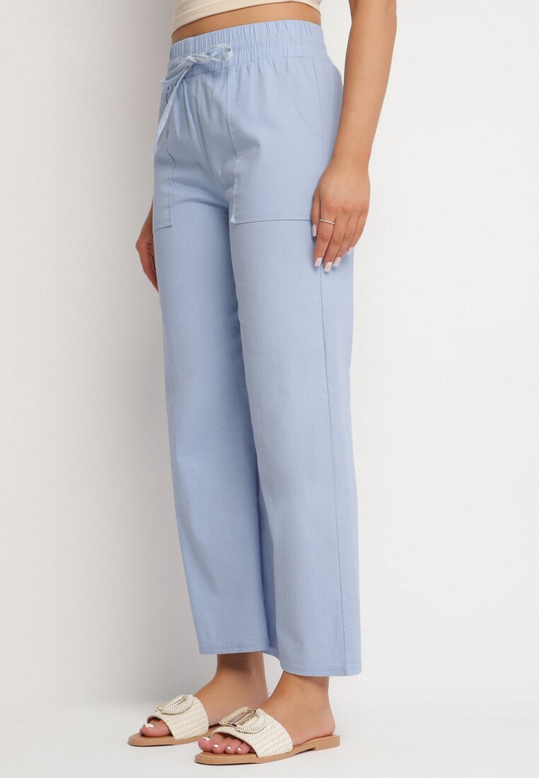 Pantaloni Albastru deschis