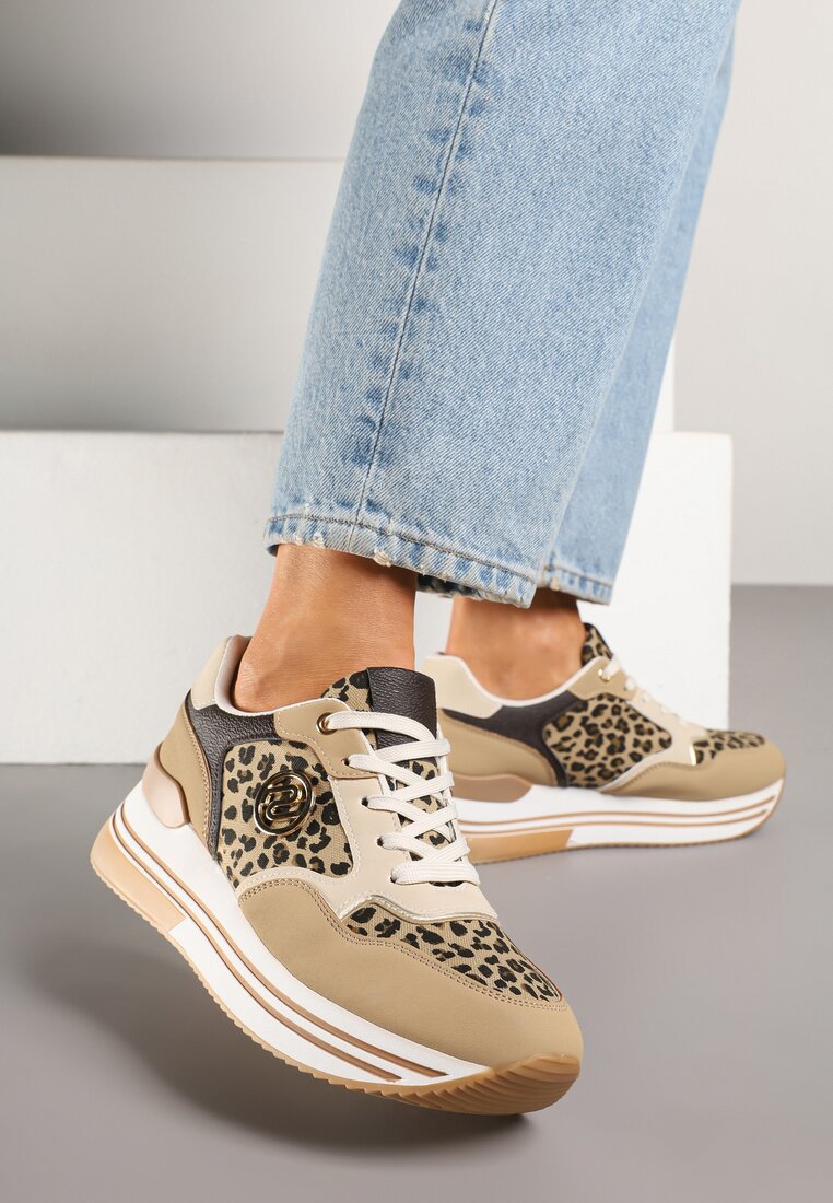 Sneakers Imprimeu leopard