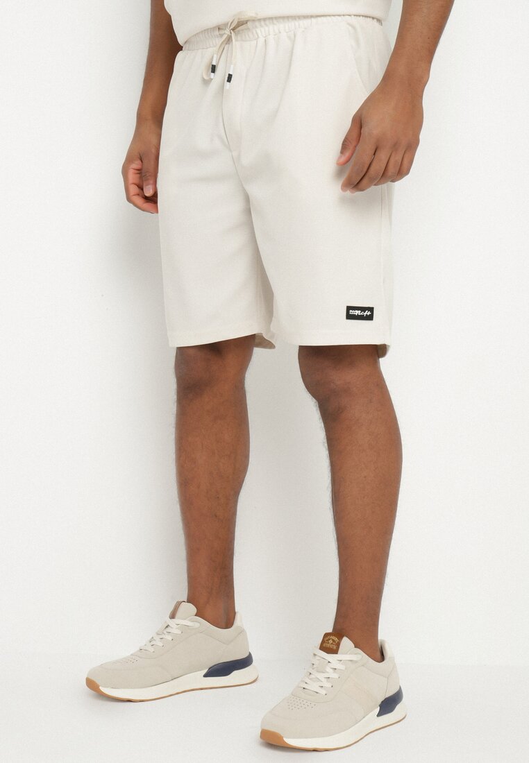 Pantaloni scurți Bej deschis