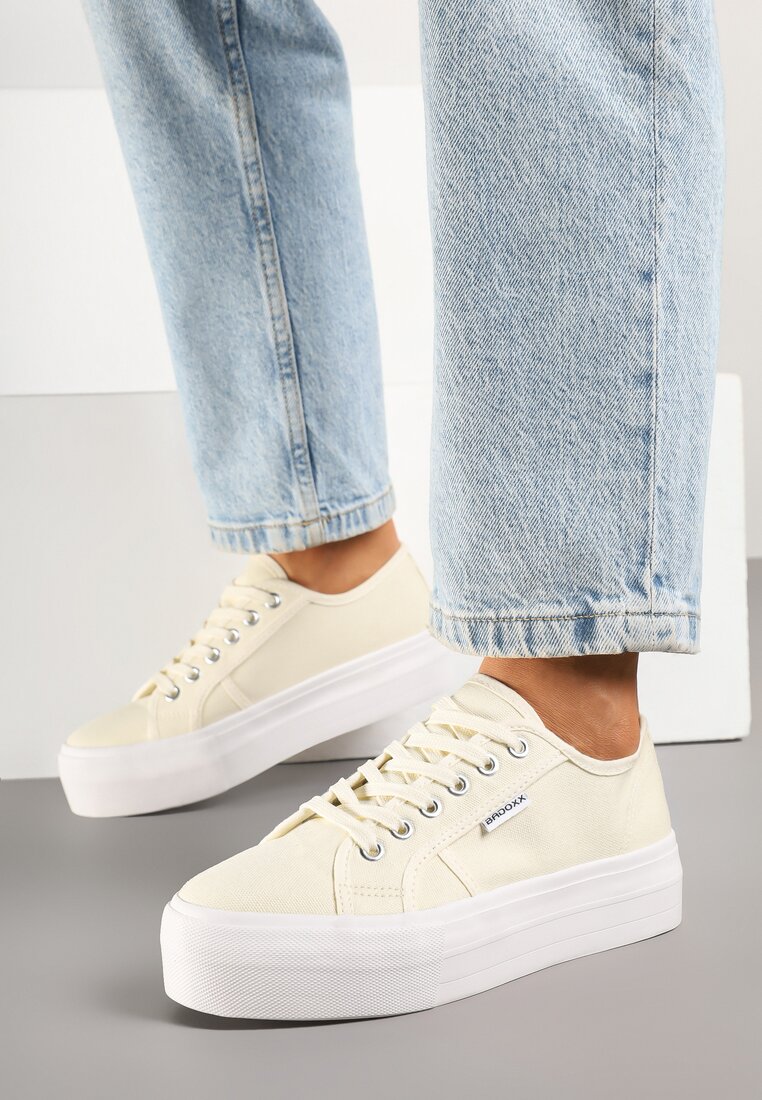 Teniși înalți Bej