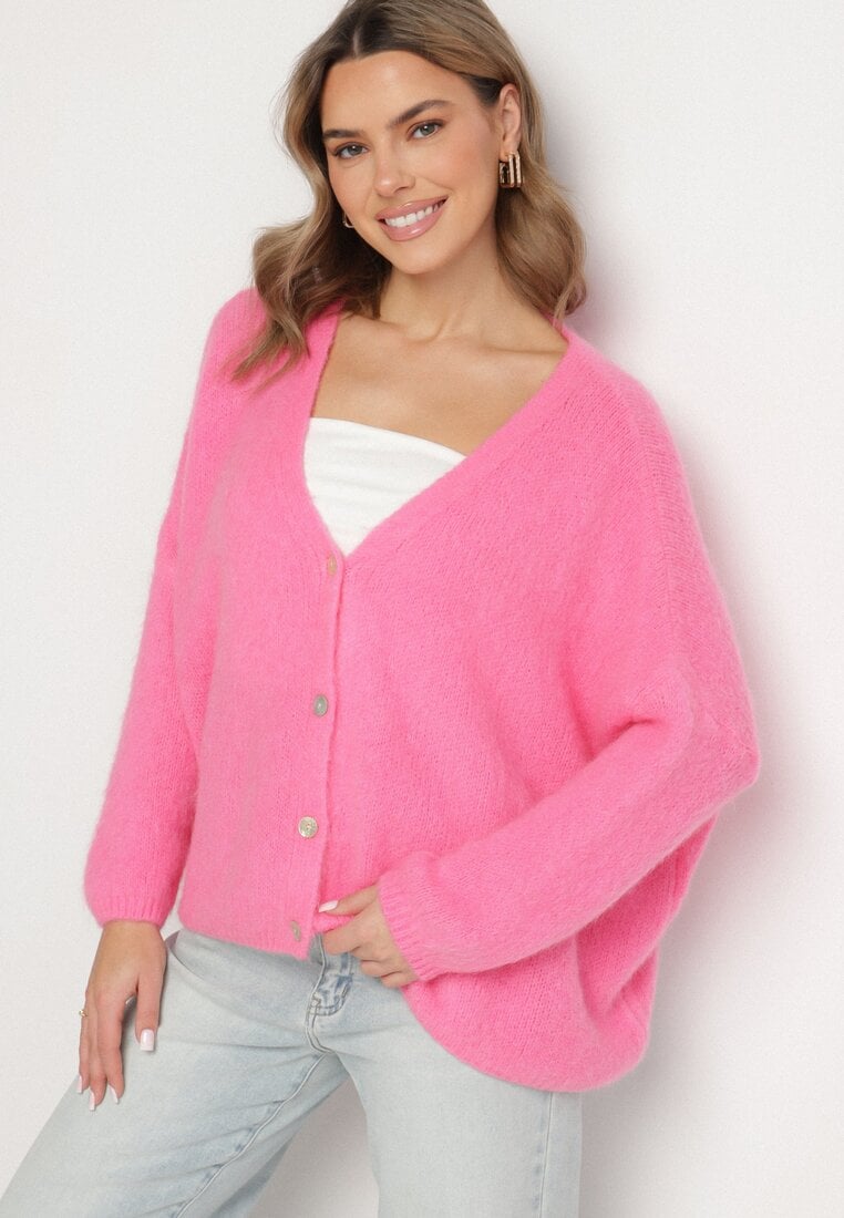 Cardigan Fucsia
