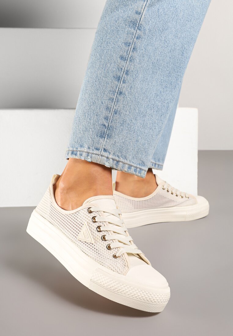 Teniși înalți Bej