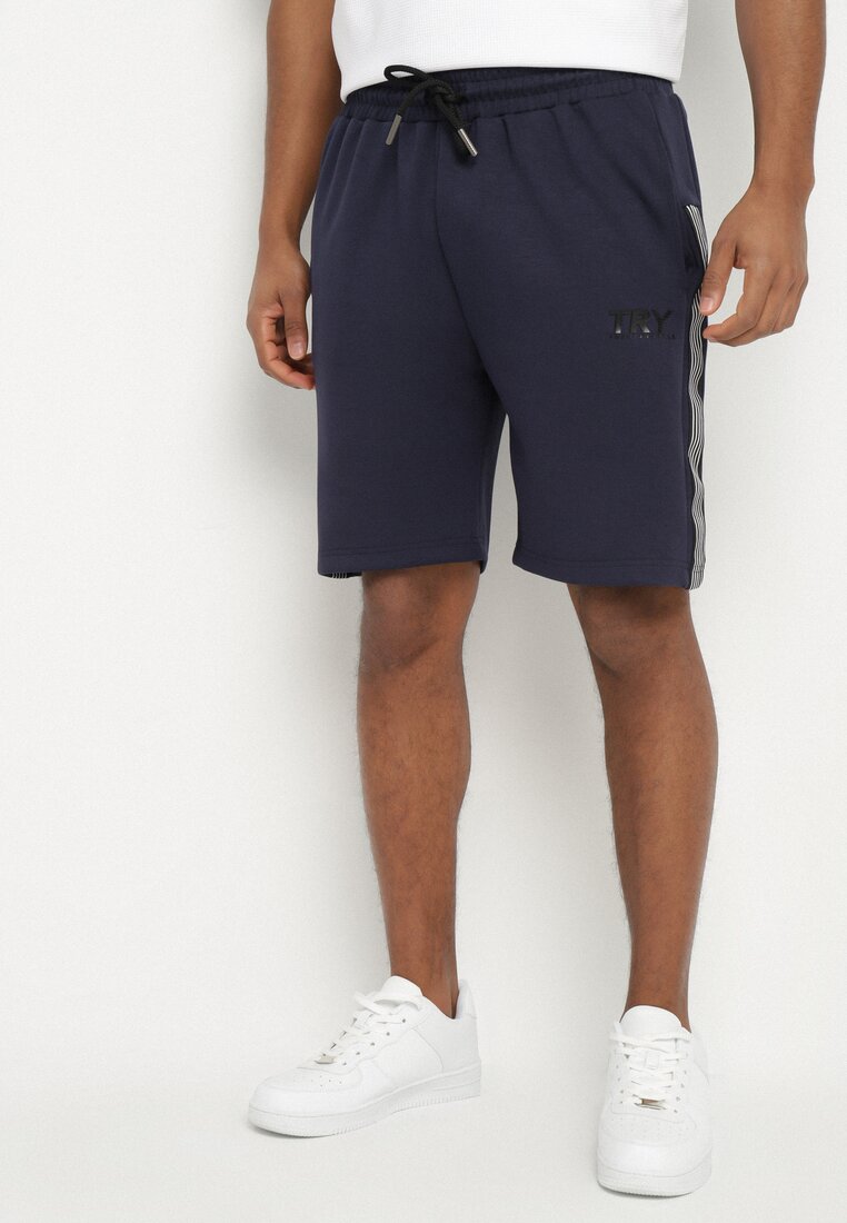 Pantaloni scurți Bleumarin