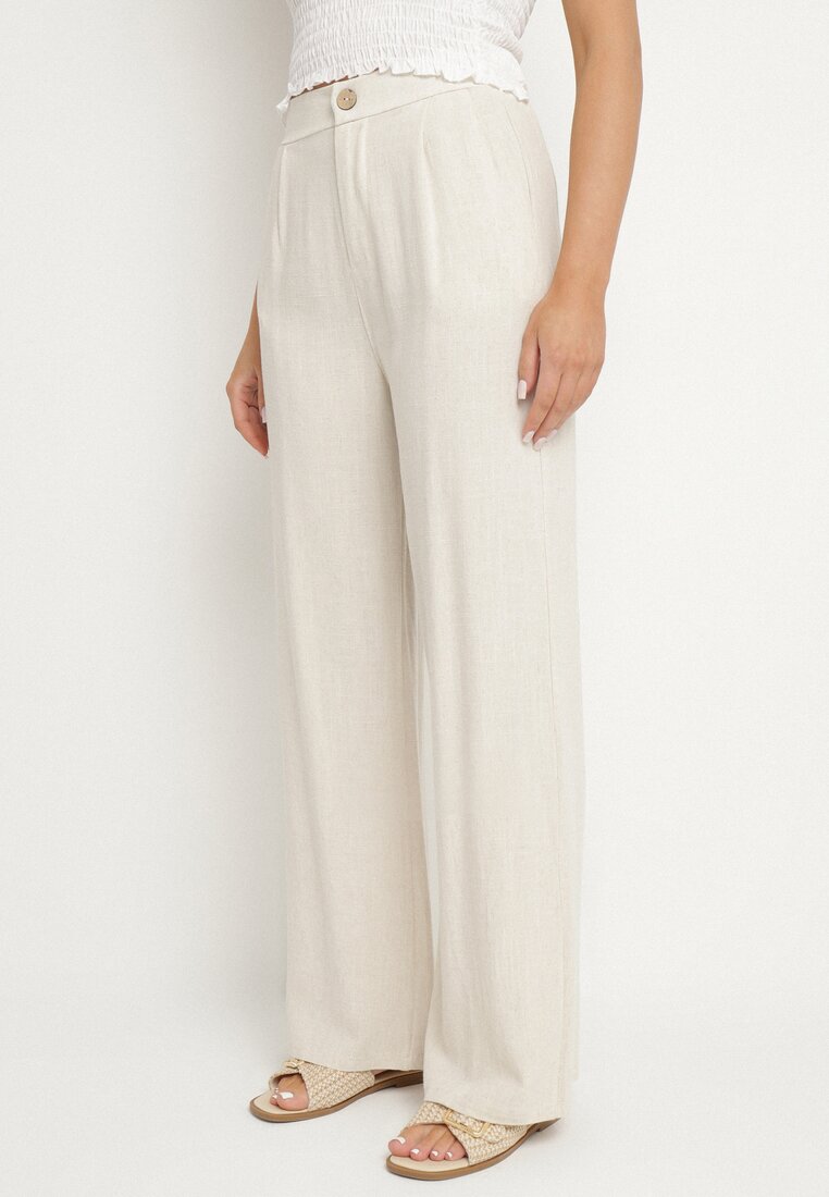 Pantaloni Bej deschis