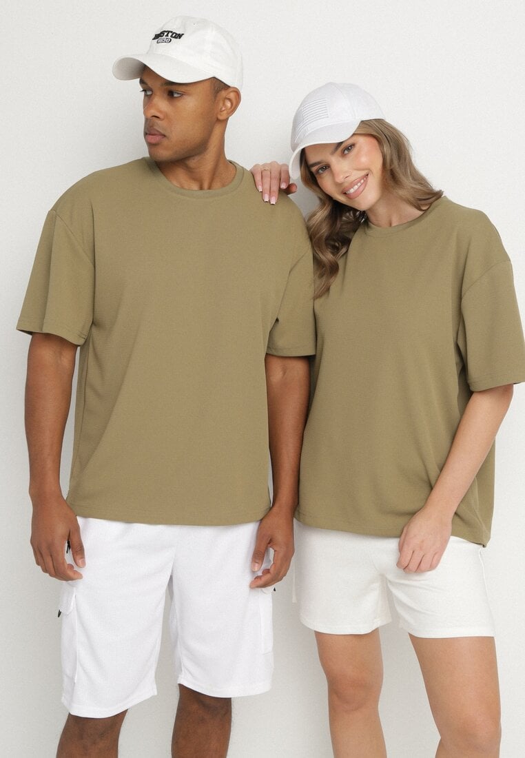 Tricou Bej închis Clasic Paliessa