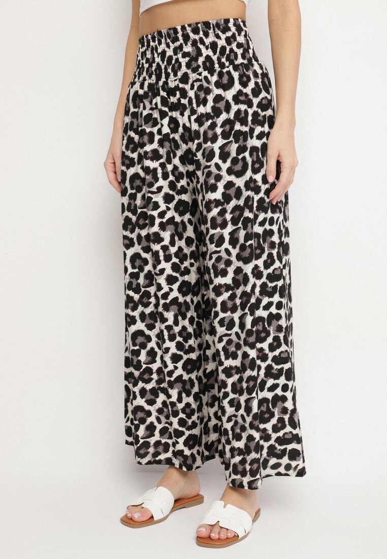 Pantaloni Negru cu alb