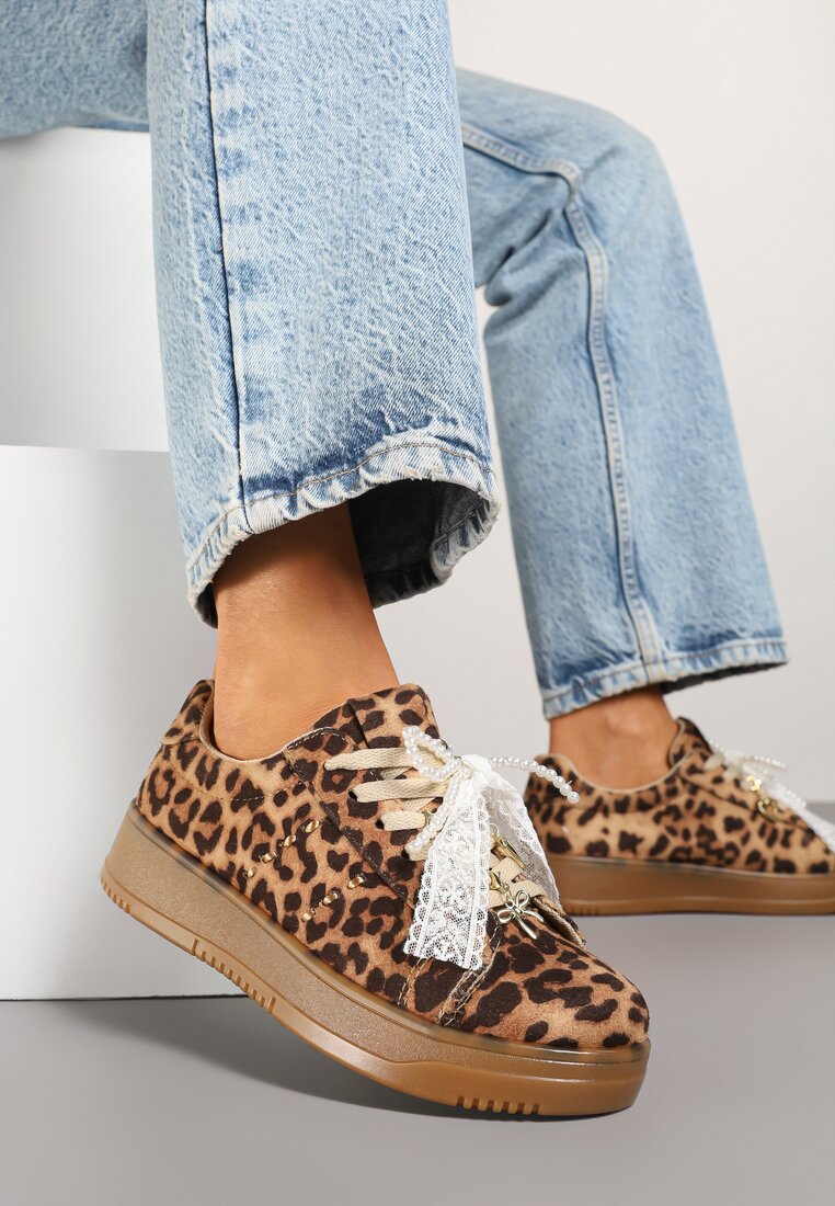 Sneakers Imprimeu leopard