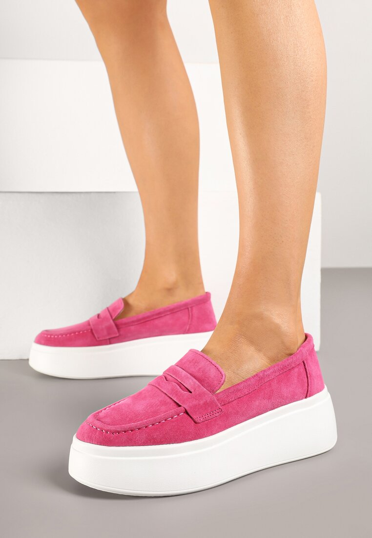 Pantofi casual Fucsia