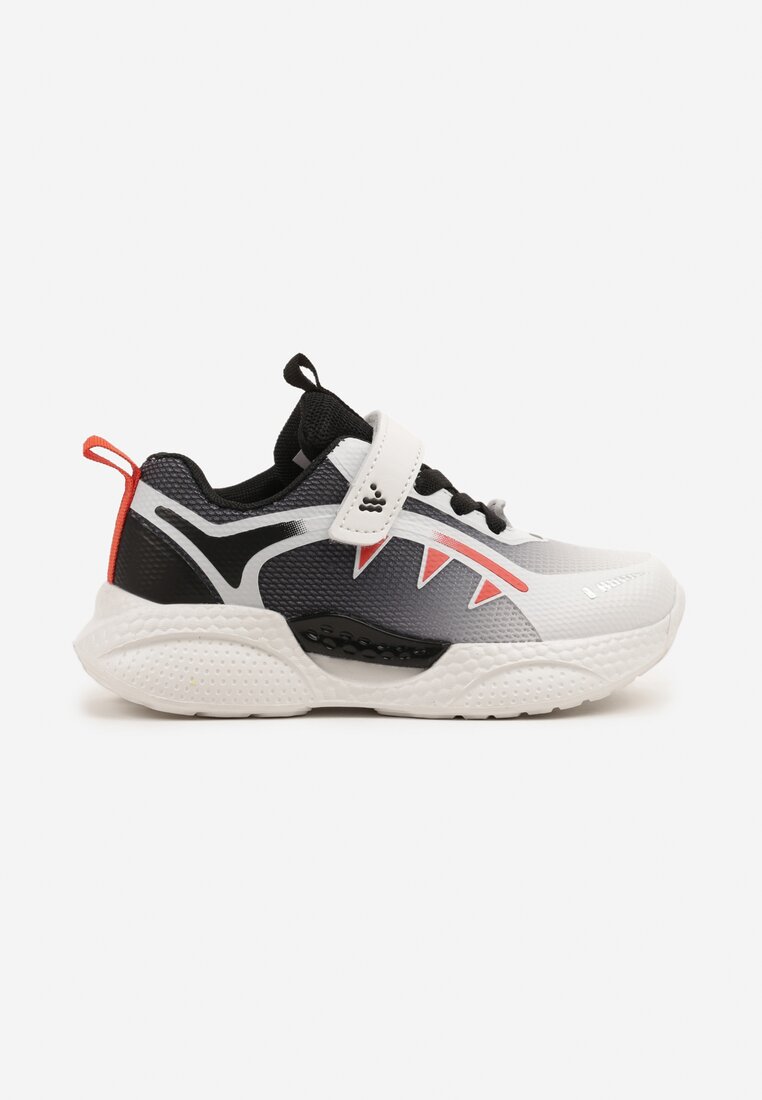 Ghete Sport Sneakers Negri cu Model Geometric Tellinoria