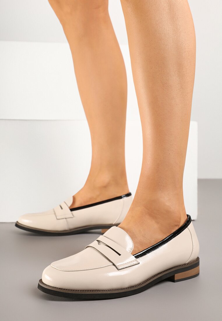 Mocasini Bej