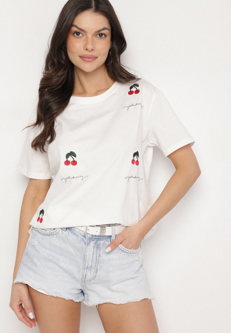 T-shirt Alb