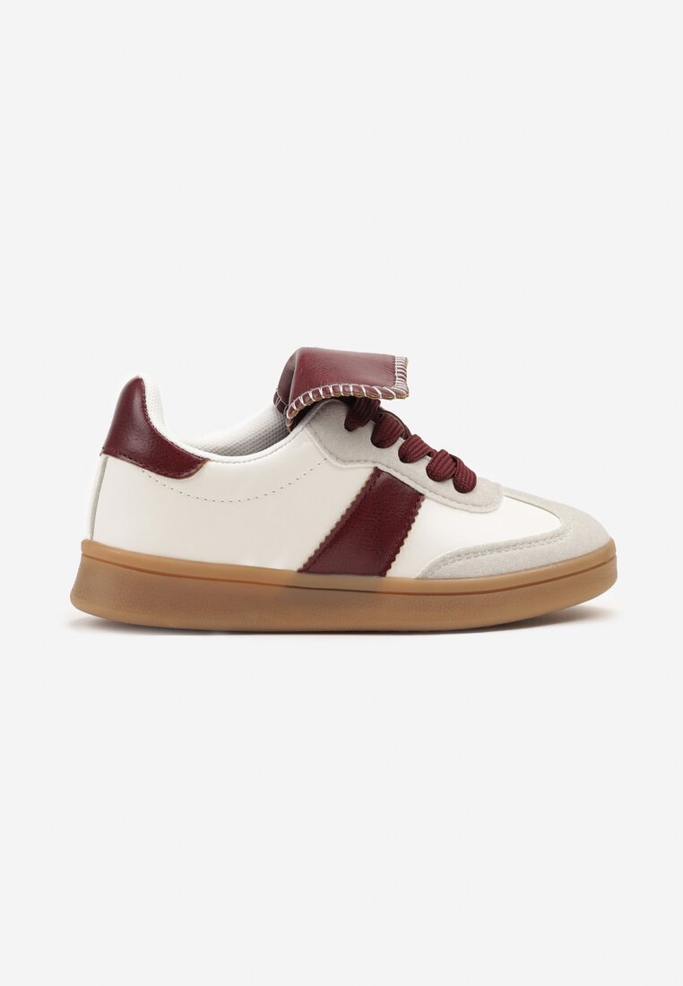 Pantofi Sport Bordeaux în Stilul Adidașilor Clasici cu Limba Întoarsă Ulonariela