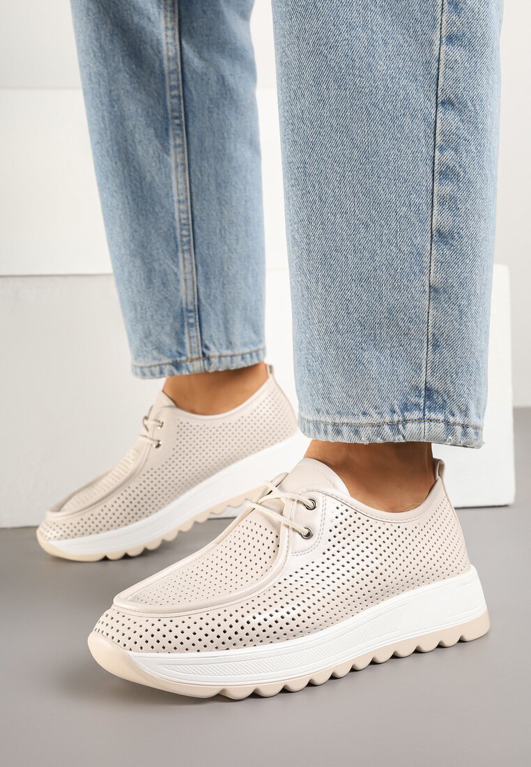 Pantofi casual Bej