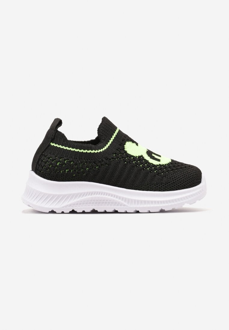 Pantofi sport Negru cu verde